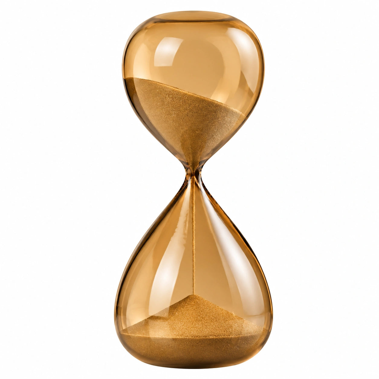Sanduhr Glas Bernstein 30 Minuten Dekoration