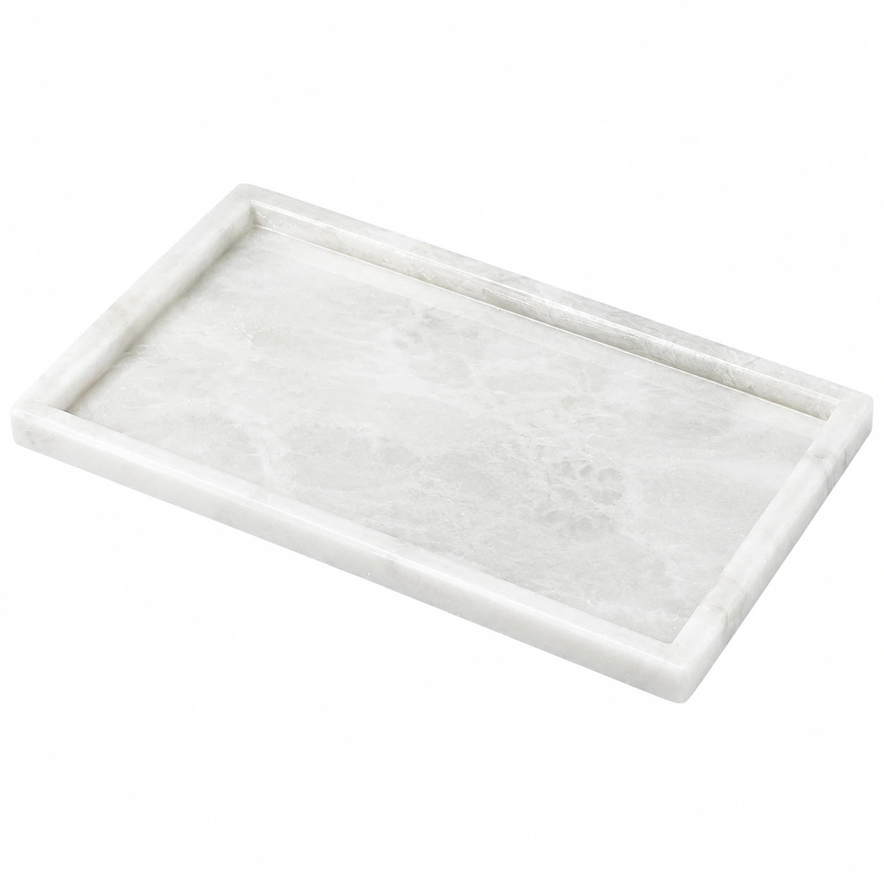 Marmor Tablett Rechteckig Grau