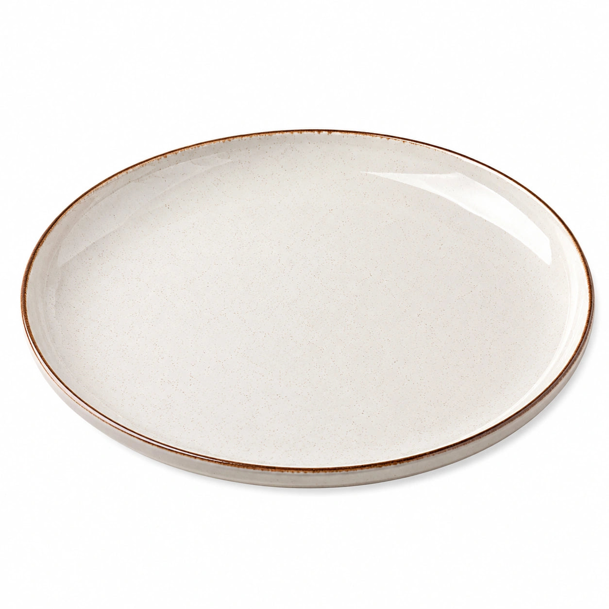 Runder Essteller Creme 27cm
